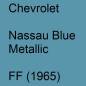 Preview: Chevrolet, Nassau Blue Metallic, FF (1965).